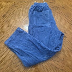 Urban Outfitters Blue Corduroy Crop pant